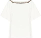 Thumbnail for your product : Stella McCartney Embroidered compact-knit top
