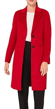 petite red wool coat