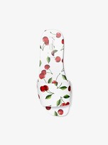 Thumbnail for your product : Michael Kors Delphine Cherry-Print Leather Slide Sandal