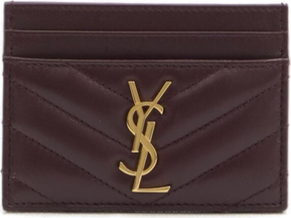 Saint Laurent Cassandre Matelassé Quilted Card Case