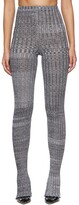 Thumbnail for your product : a. roege hove Grey Cotton & Nylon Leggings