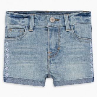 Levi's Toddler Girls (2T-4T) Embroidery Shorty Short
