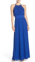 Thumbnail for your product : Maggy London Lace Halter Maxi Dress