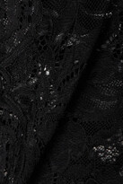 Thumbnail for your product : Paco Rabanne Cropped Lace Top - Black