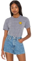 Thumbnail for your product : Aviator Nation Smiley Embroidery Boyfriend Tee
