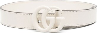 Gucci Children GG logo-buckle leather belt