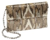 Thumbnail for your product : Moyna Camo Flap Silk Clutch