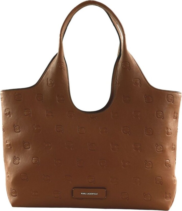 Karl Lagerfeld Paris Logo Patch Top Handle Bag