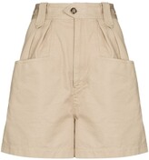 Thumbnail for your product : Etoile Isabel Marant Palinoa high-waisted shorts