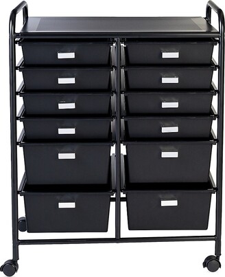 IRIS USA 4Pack Medium 17qt Stackable Plastic Drawers for Clothes