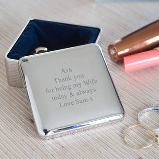 Oh So Cherished Personalised Square Trinket Box