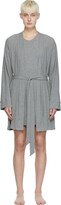 Thumbnail for your product : SKIMS Gray Soft Lounge Rib Short Robe
