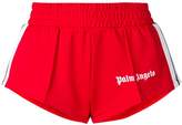 Thumbnail for your product : Palm Angels logo printed track shorts