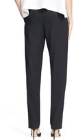 Thumbnail for your product : eskandar Narrow Stretch Wool Trousers