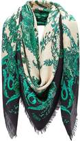 Fendi floral-print scarf 