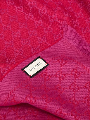 Gucci GG jacquard-knit scarf