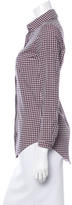 Thumbnail for your product : Carven Gingham Button-Up Top