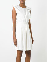 Thumbnail for your product : Moschino Boutique pleated shoulder dress
