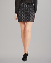 Thumbnail for your product : Maje Skirt - Eblouie Diamond Embroidered