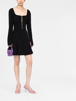 Thumbnail for your product : Blumarine Square-Neck Flared Minidress