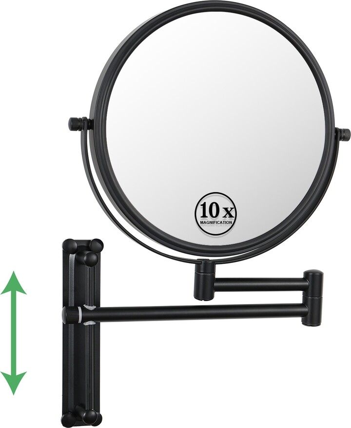 TONWIN 10x Magnifying Wall Mounted Makeup Mirror 10X Magnification