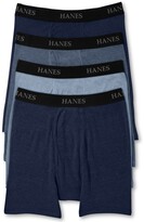 Thumbnail for your product : Hanes Platinum - Classic Cotton - 4 Tagless Boxer Briefs