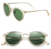 Thumbnail for your product : Oliver Peoples Spelman 50MM Round Sunglasses