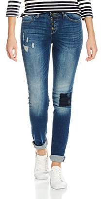 H.I.S Women's Monroe Skinny Jeans (Close-Fitting Leg),26 W/33L