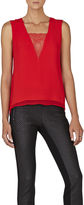 Thumbnail for your product : BCBGMAXAZRIA Mishelle Lace-Insert Tank