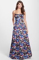 Thumbnail for your product : Milly 'Ava' Print Stretch Ball Gown