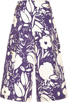 Thumbnail for your product : Suno Floral Print Patch-Pocket Culottes