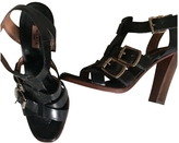 Thumbnail for your product : Alaia Black Leather Sandals