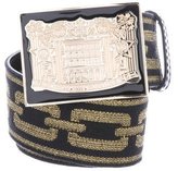 Thumbnail for your product : Fendi Metallic Embroidered Belt