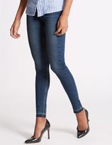 Thumbnail for your product : Marks and Spencer Drop Hem Mid Rise Skinny Leg Jeans