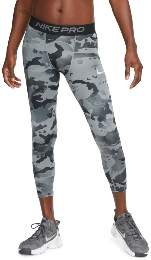 Nike Men's Pro Dri-fit Camouflage 3/4 Leggings - ShopStyle Activewear Pants