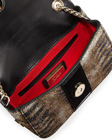 Thumbnail for your product : Christian Louboutin Sweet Charity Small Glitter Crossbody Bag, Black