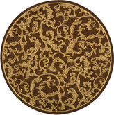 Thumbnail for your product : Pierre Dumas PIERRE DUMAS Courtyard Scrolls Indoor/Outdoor Round Rugs