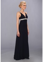 Thumbnail for your product : Faviana V-Neck Chiffon Back Detail Dress 6120