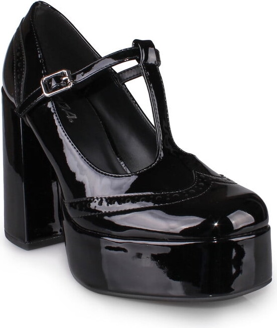 Soda Sunglasses Women’s Oxford Mary Jane Platform Pumps