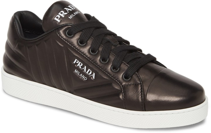 Prada Quilted Low Top Sneaker - ShopStyle
