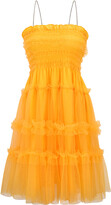 Thumbnail for your product : Amy Lynn Willow Orange Ruffle Dress