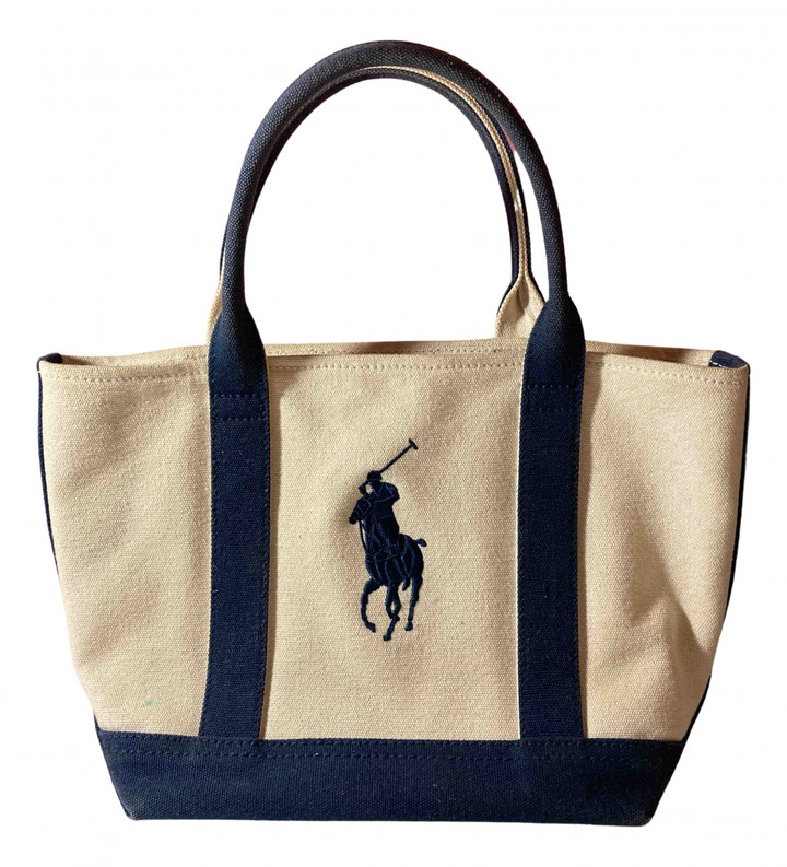 Polo Ralph Lauren Beige Cotton Handbags - ShopStyle Bags