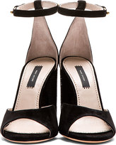 Thumbnail for your product : Marc Jacobs Black Sequin Embellished Heeled Sandals