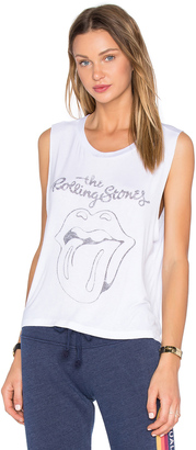 Daydreamer Stones B & W Tongue Tank In White