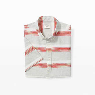 Club Monaco Short-Sleeve Stripe Shirt