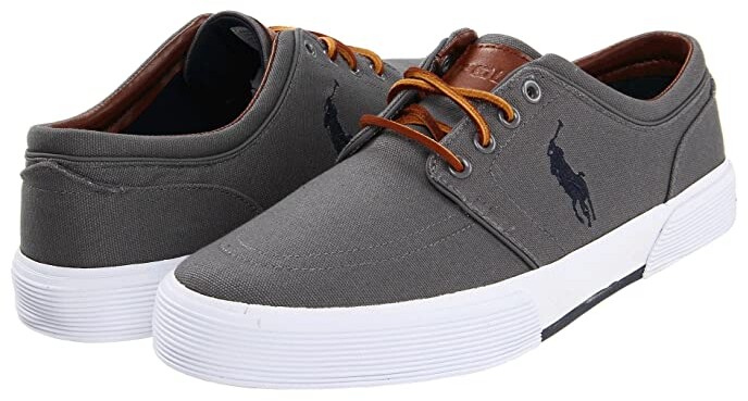 gray polo shoes