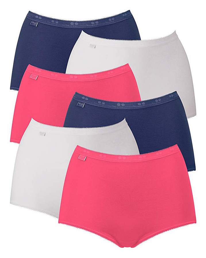 Sloggi Triumph Pk6 Basic Maxi Briefs ShopStyle Knickers