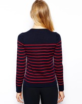 Thumbnail for your product : Jaeger Boutique by Knitted Sweater with Anchor Embroidery