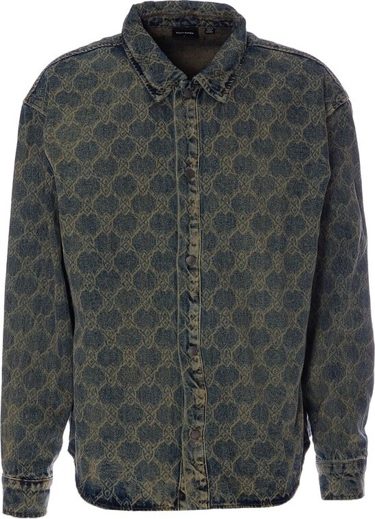 Daily Paper Patterned Button-Down Shirt