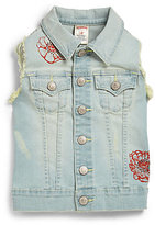 Thumbnail for your product : True Religion Girl's Leah Denim Vest